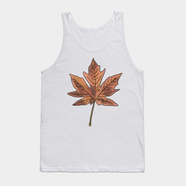 Maple Leaf Tank Top by shehitsback